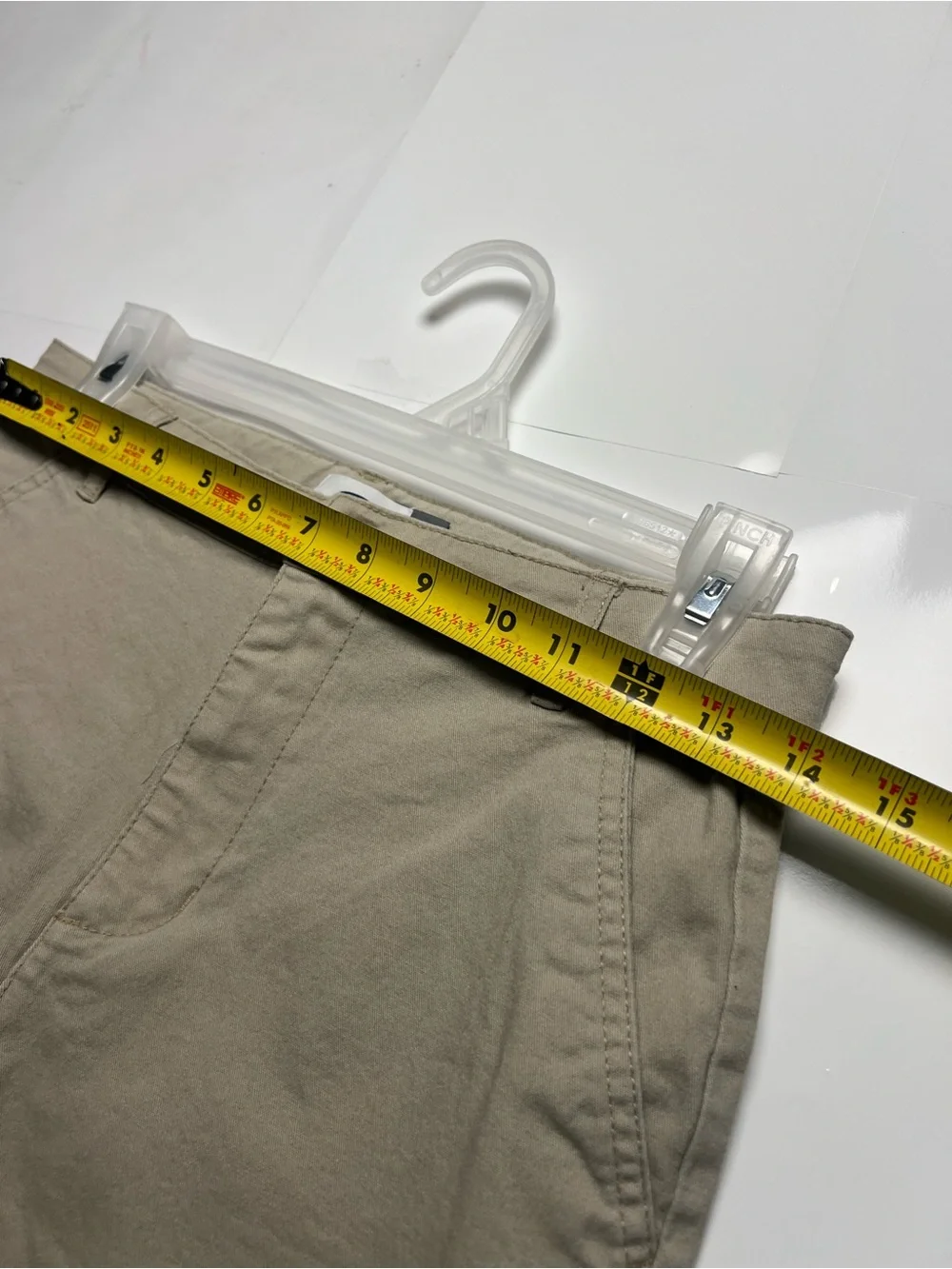 Old Navy Boy Tan Flat-Front Shorts Size14